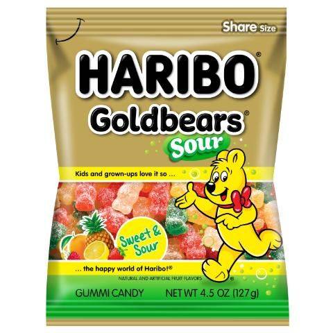 Haribo Sour Gold Bears 4.5oz