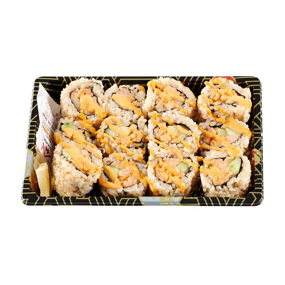 Sushi With Gusto Brown Rice Spicy Shrimp Roll (12 Piece)