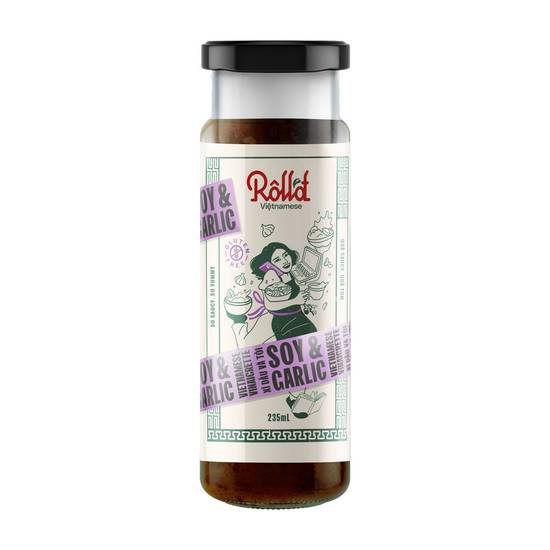 Roll'd Vinaigrette Soy & Garlic Finishing Sauce 235ml