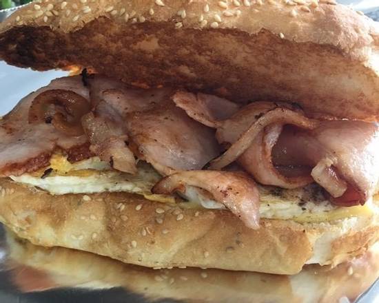 Egg and Bacon Roll