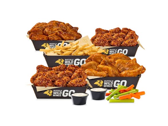20 Boneless + 20 Traditional Wings & Fries