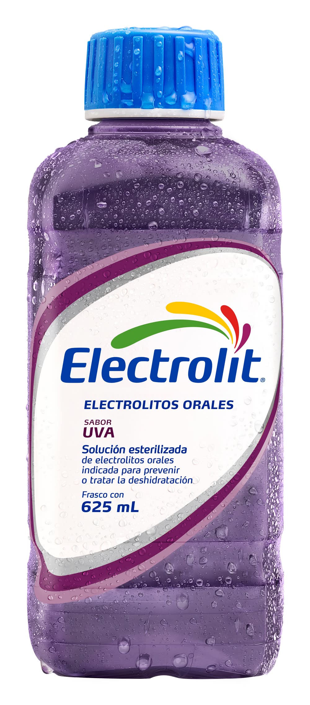 Electrolit · Suero rehidratante con electrolitos orales, uva (625 ml)