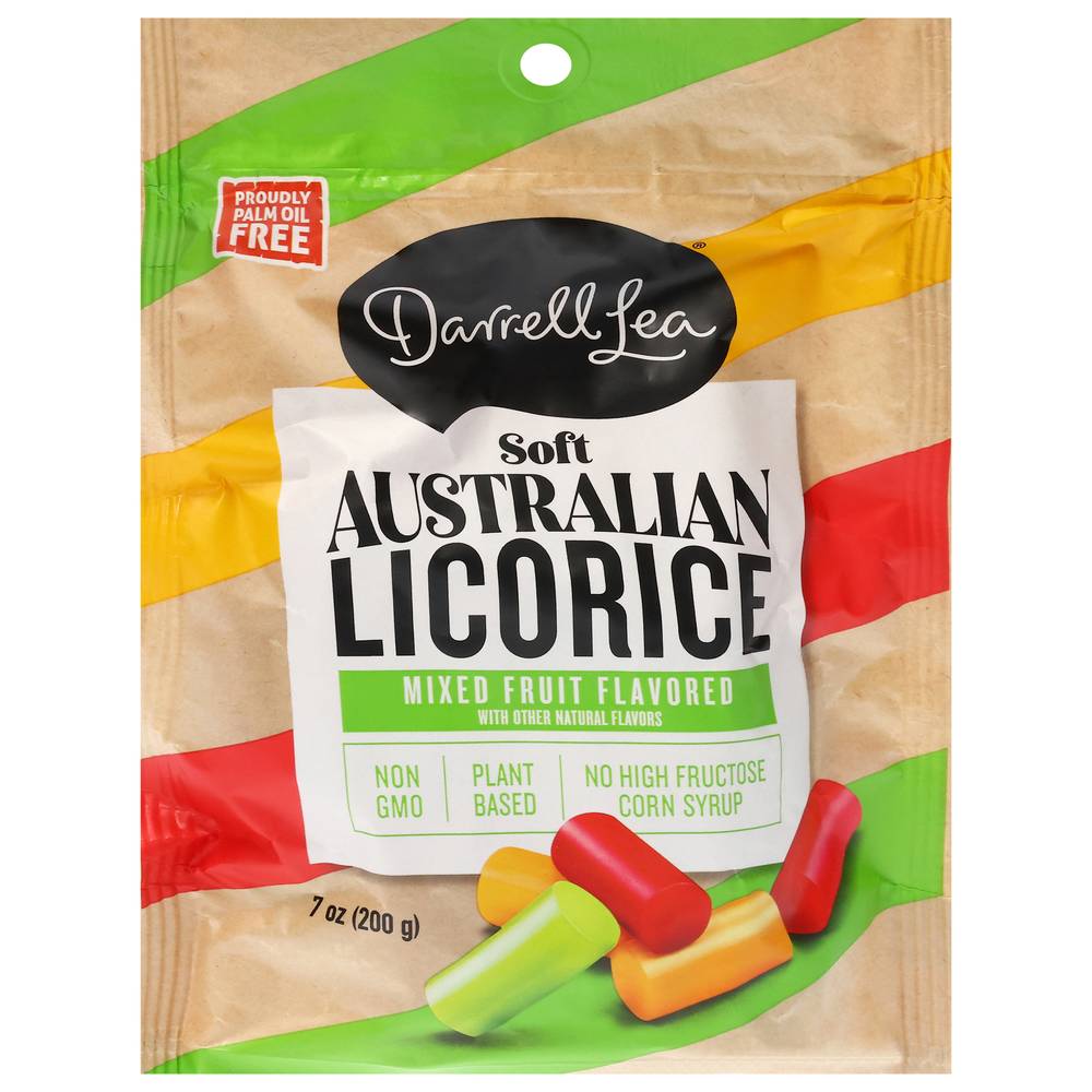 Darrell Lea Plant Based Mixed Fruit Soft Australian Liquorice (7 oz)