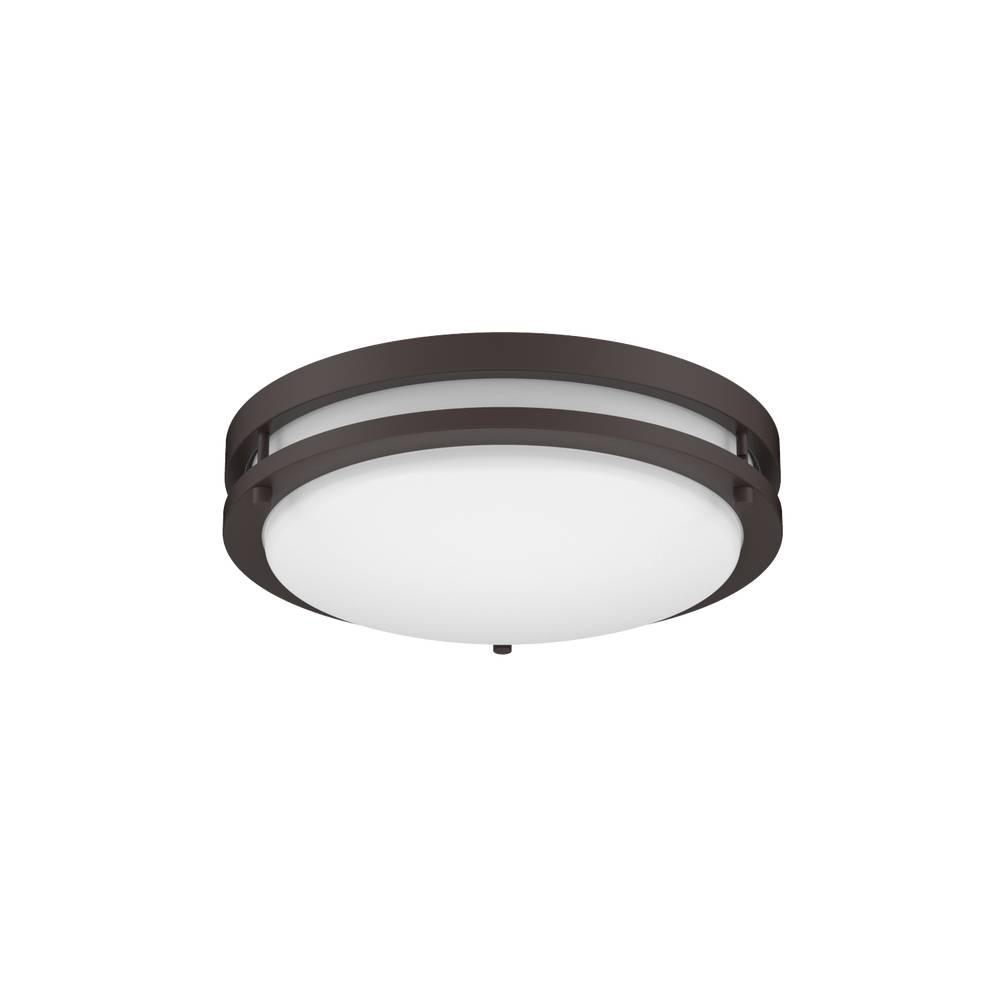 Project Source 1-Light Matte Bronze LED Flush Mount Light | MXL1137-L24K9027B