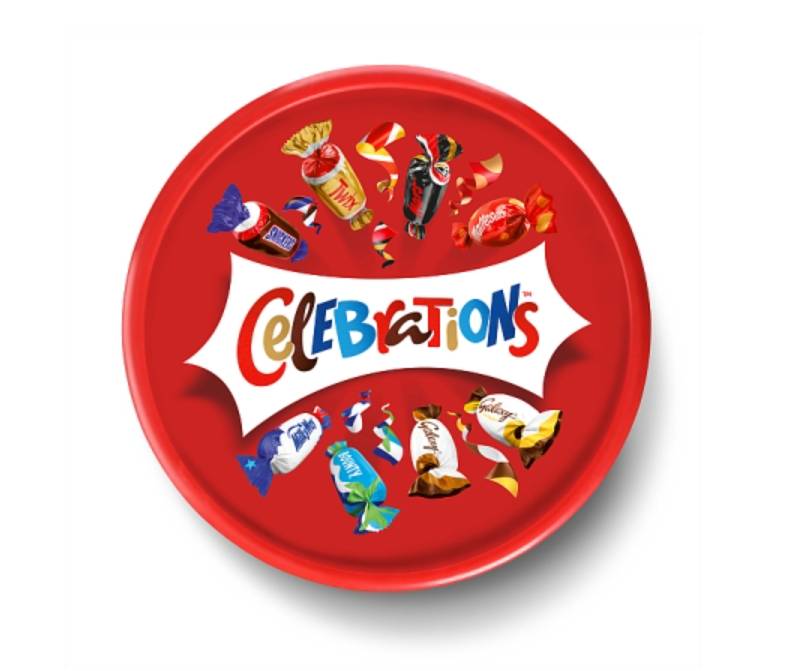 Celebrations Milk Chocolate and Biscuit Bars Sharing Tub (550g)