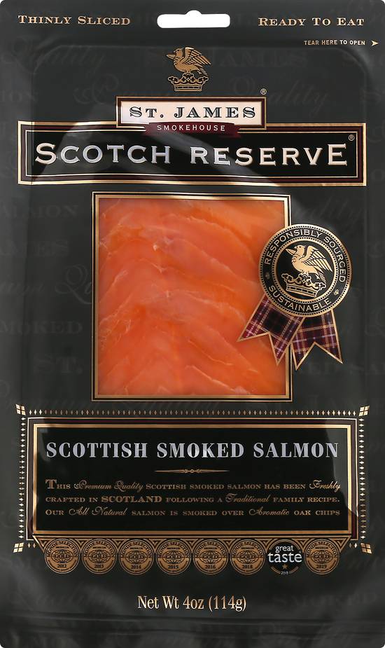St. James Scottish Smoked Salmon (4 oz)