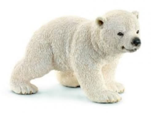 Bebé De Urso Polar A Correr Schleich
