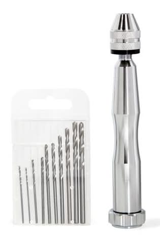 Bead Landing Pin Vise Hand Drill With Bits (12 ct)