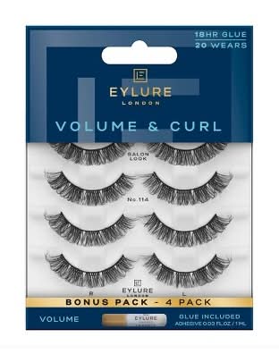 Eylure No 114 False Eyelashes (0.03 fl oz, 4 ct)