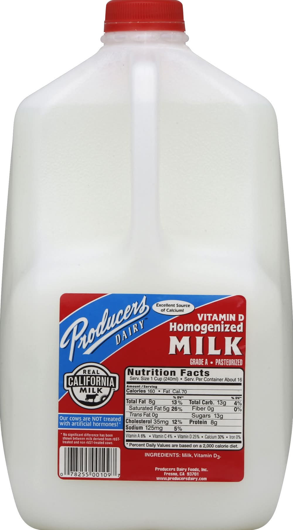 Producers Dairy Vitamin D Homogenized Grade a Pasteurized Milk (1 gal)