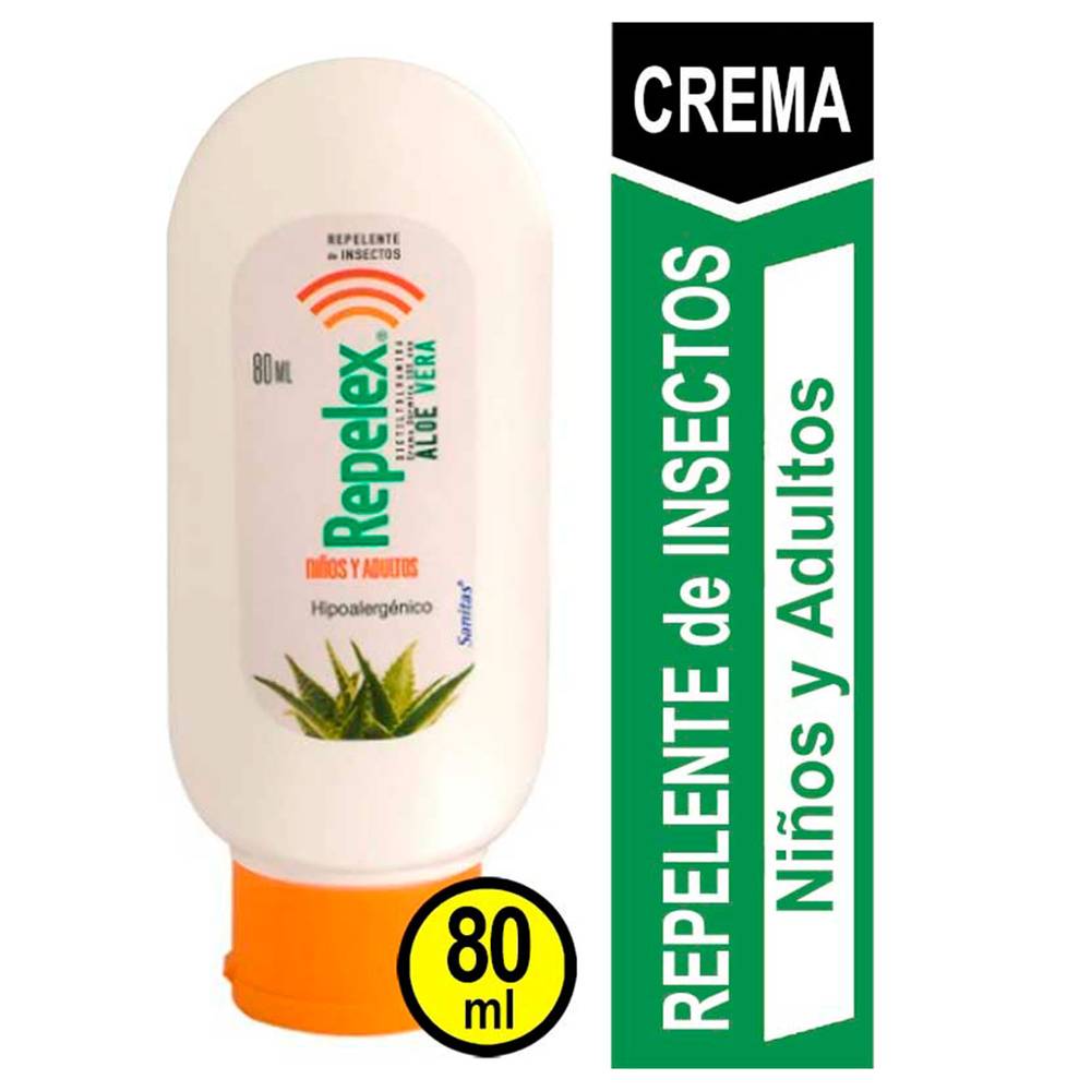 Sanitas repelex crema - benzocaina (80g)