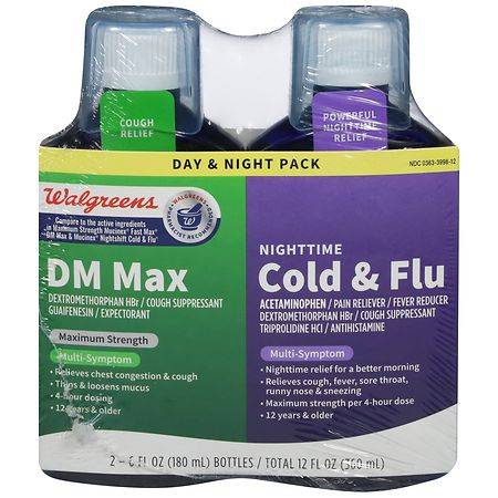 Walgreens Cough & Cold Syrup Day & Night