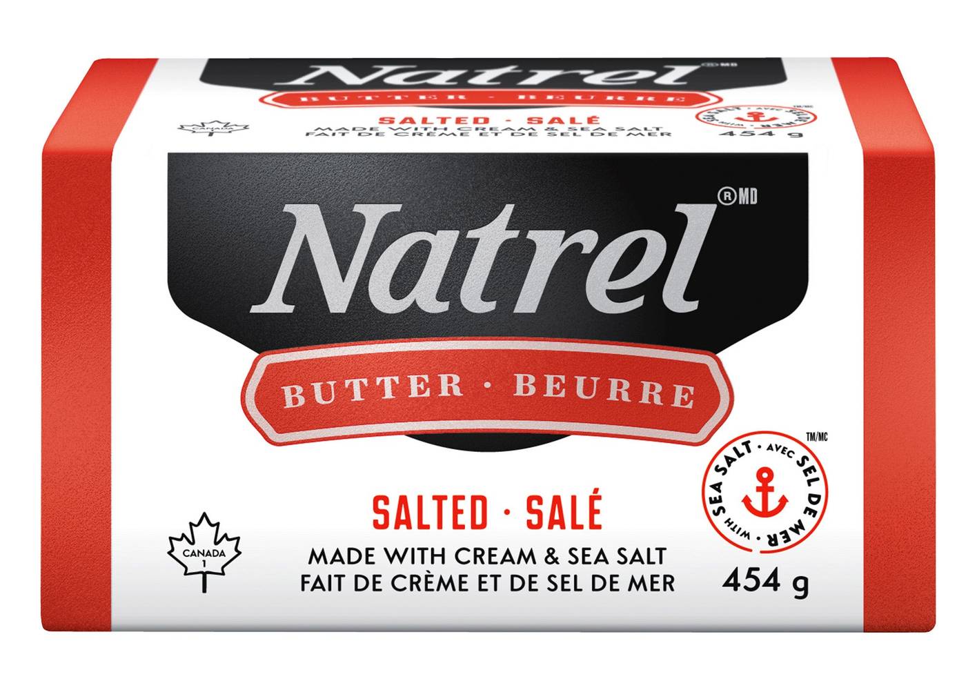 Beurre Sale 454G Wcsl 120 Ecsl 120 / Natrel Beurre Salé Salted Butter (454 g)