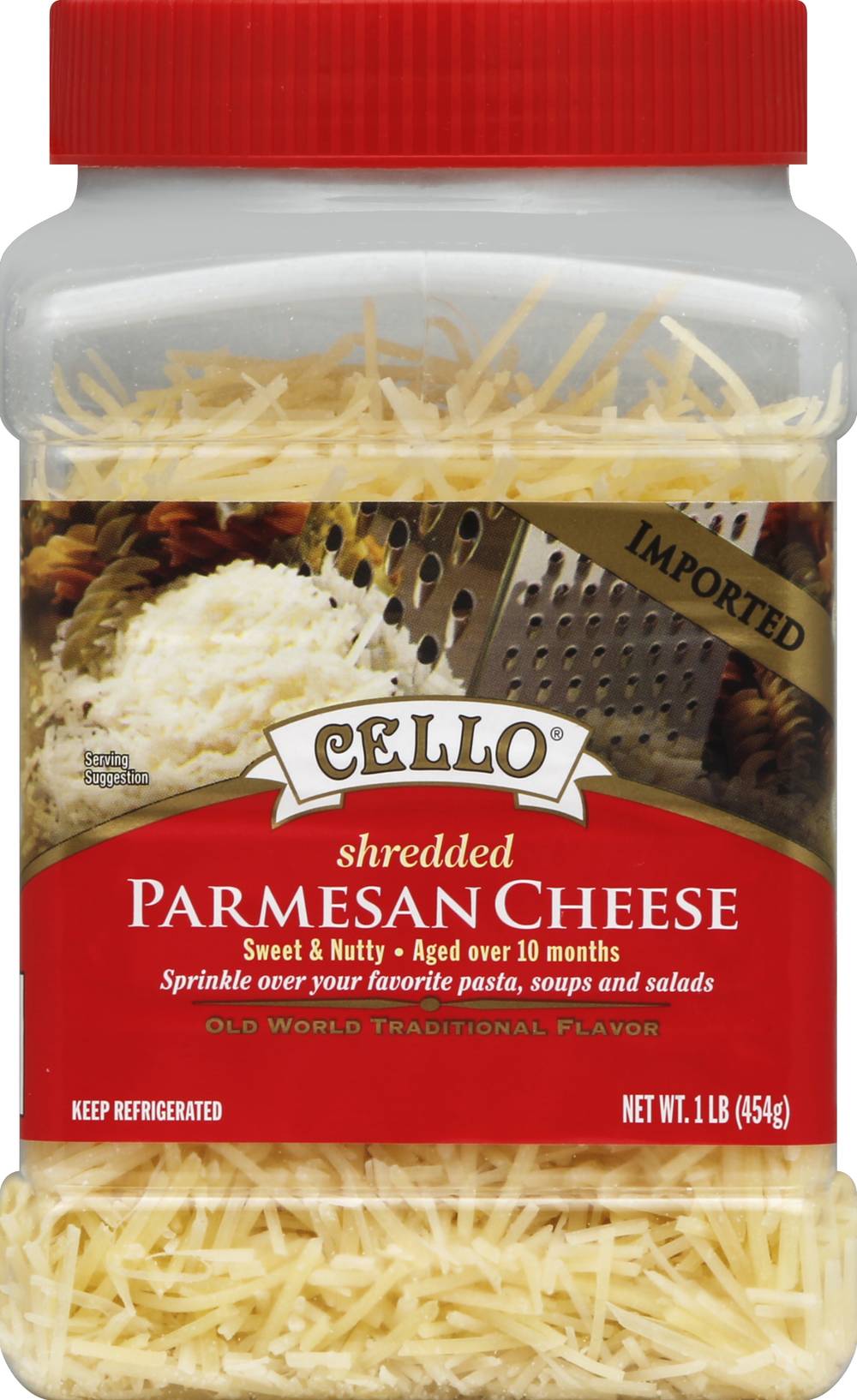 Cello Shredded Parmesan Cheese (1 lbs)