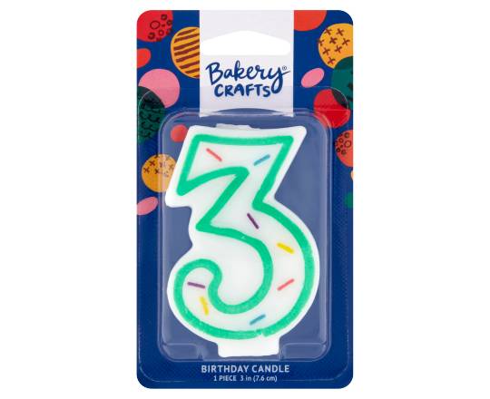 Bakery Crafts Sprinkle Candle No.3
