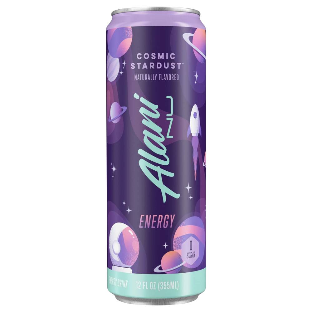 Alani Nu Zero Sugar Cosmic Stardust Energy Drink (12 fl oz)