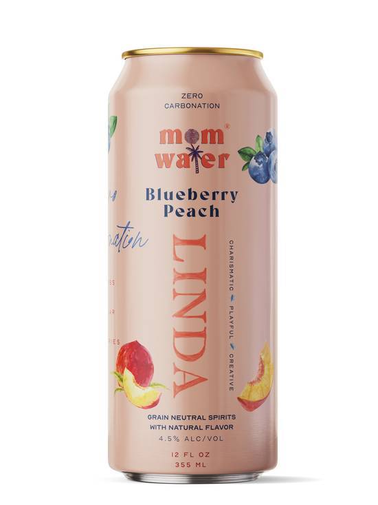 Mom Water Linda Blueberry Peach Vodka Water (12 fl oz)
