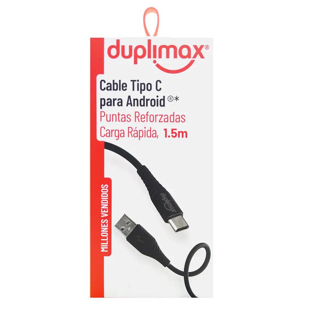 DupliMax · Cable tipo c