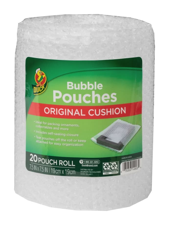 Duck Bubble Pouches on a Roll Clear