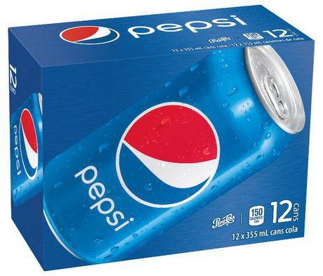 Pepsi Cola (12 ct, 355 ml)
