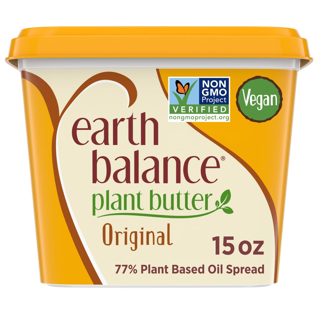 Earth Balance Plant Based Butter Oil Spread, Original (15 oz)