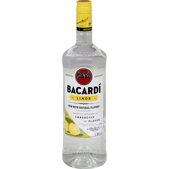 Bacardí Limón Flavored White Rum (1L bottle)