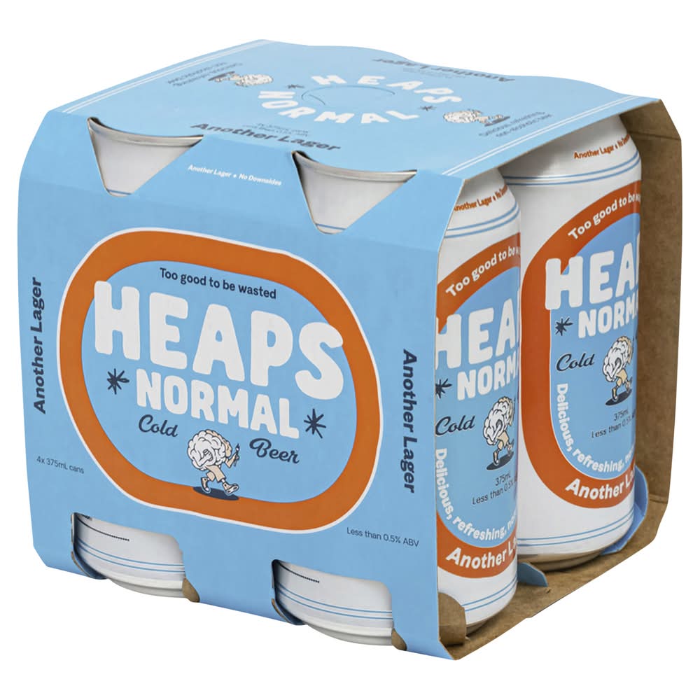 Heaps Normal Another Lager Beer (4 x 375mL)