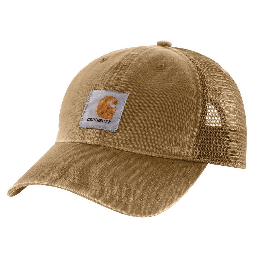 Carhartt Men's Dark Khaki Cotton Baseball Cap | 100286-253OS