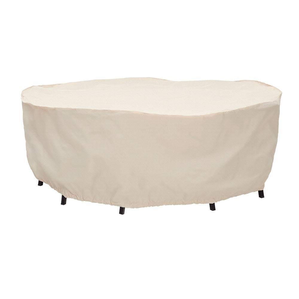 Style Selections Tan Polyester Dining Set Patio Furniture Cover | 07838LWS