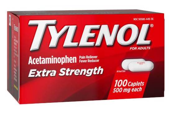 TYLENOL X-STRENGTH 4 CAPLETS