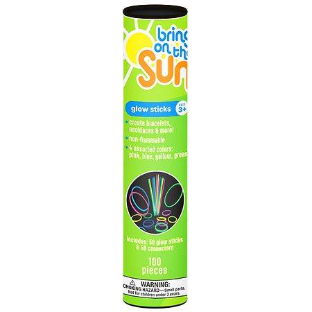 Bring On The Sun Glow Sticks - 100.0 ea