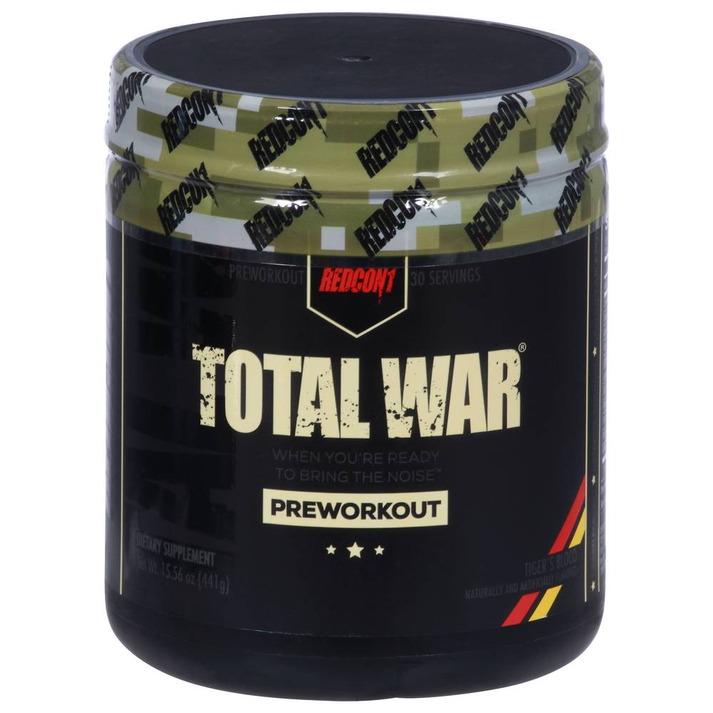 Redcon1 Total War Preworkout Tigger's Blood Supplement (15.5 oz)