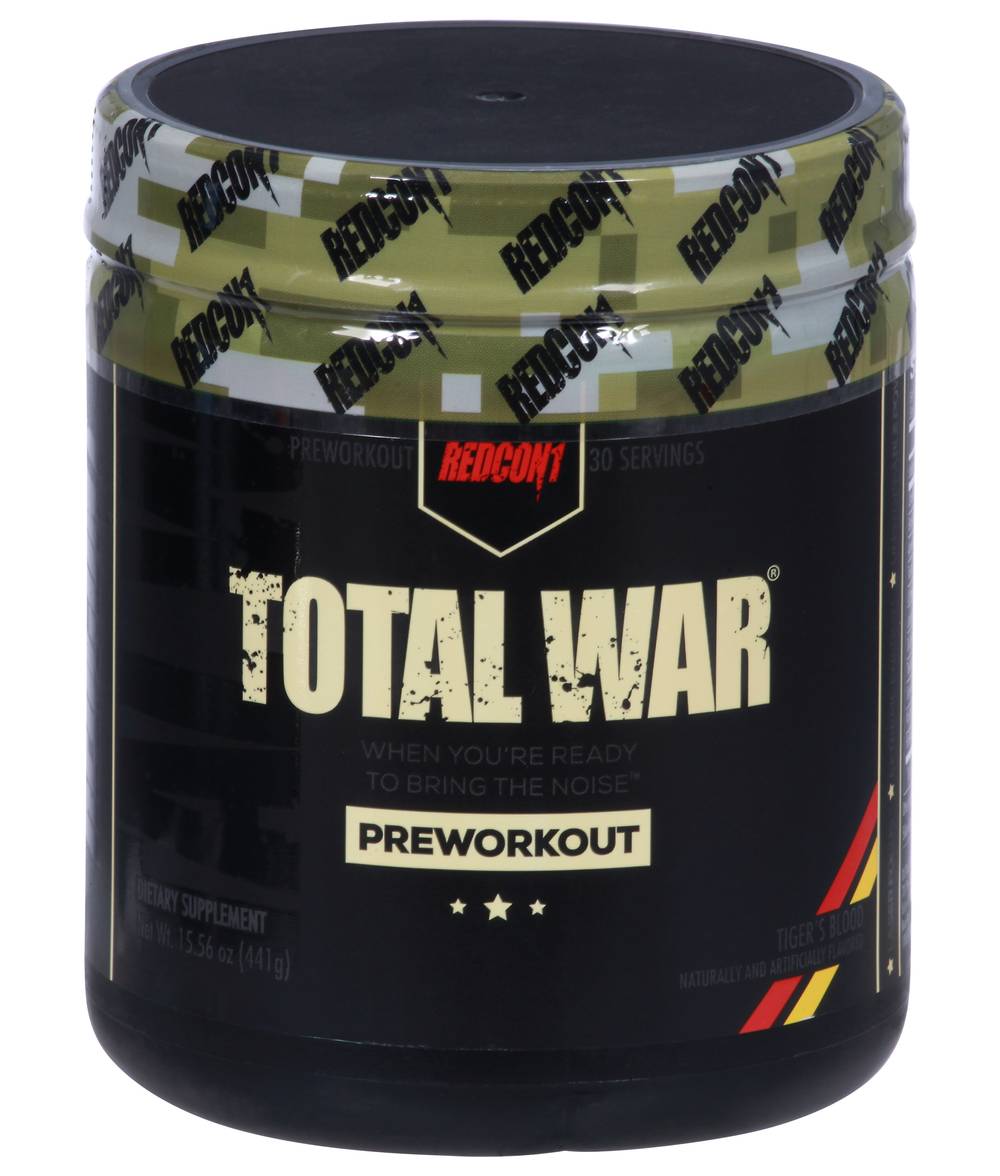 Redcon1 Total War Preworkout Tigger's Blood Supplement (15.5 oz)