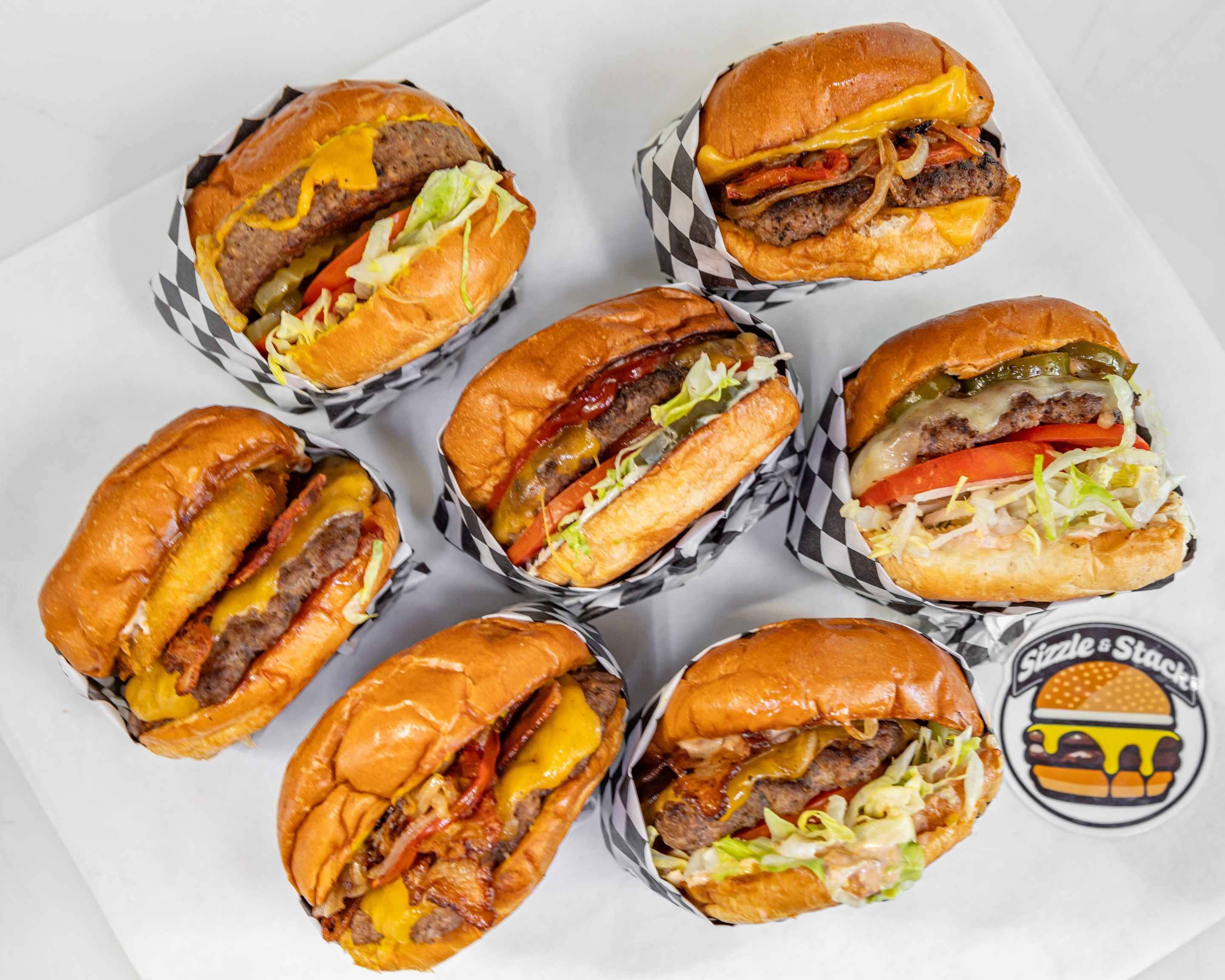 Sizzle & Stack Burgers (Hollywood Blvd) Menu Los Angeles • Order Sizzle ...