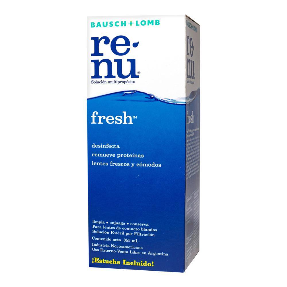 Bausch + Lomb · Solución renu fresh multipropósito (355 ml)