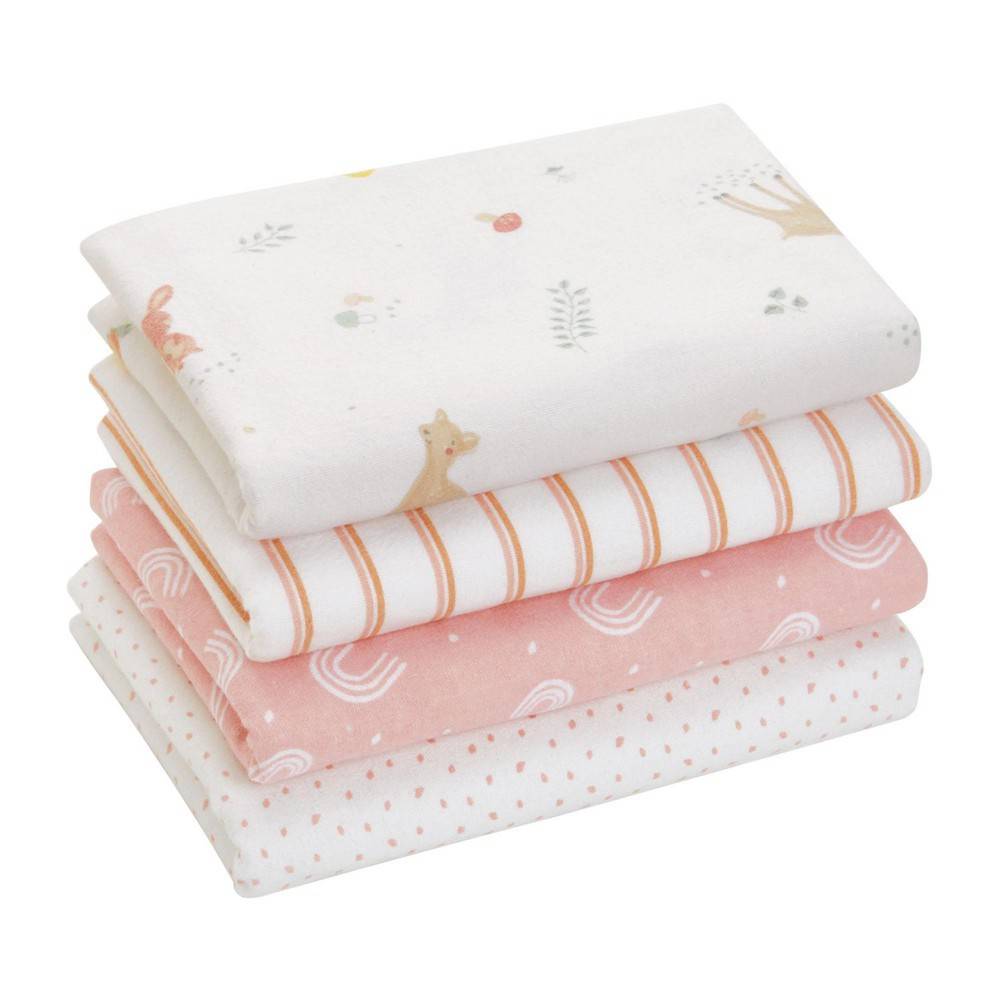 George Baby Flannel Receiving Blankets (1 set)