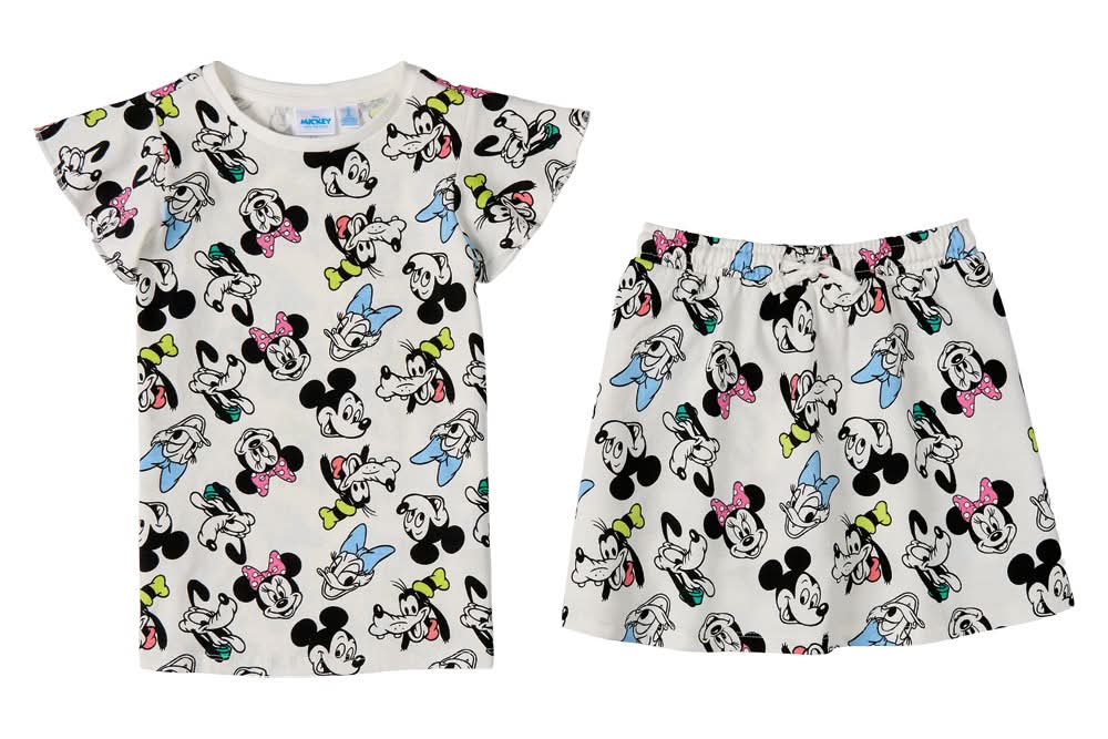Disney Girls Minnie AOP Short or Skort Set, S