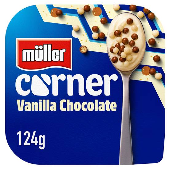 Müller Corner Vanilla Yogurt With Chocolate Balls 124g