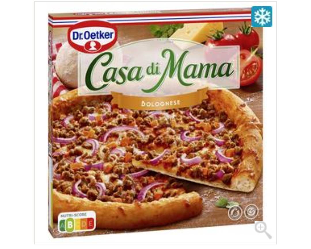 Pizza casa di mama bolognaise