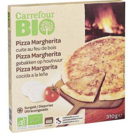 Bio - FID - Pizza bio Margherita CARREFOUR BIO - la boite de 310g