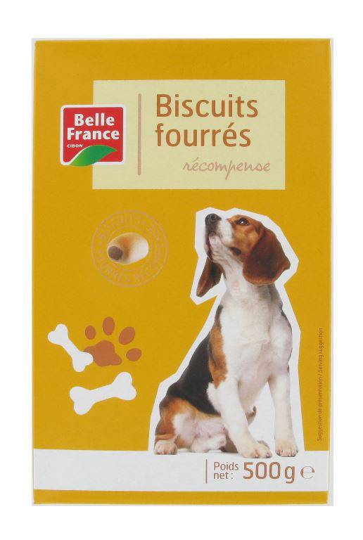 Belle France - Biscuits fourrés récompense chien