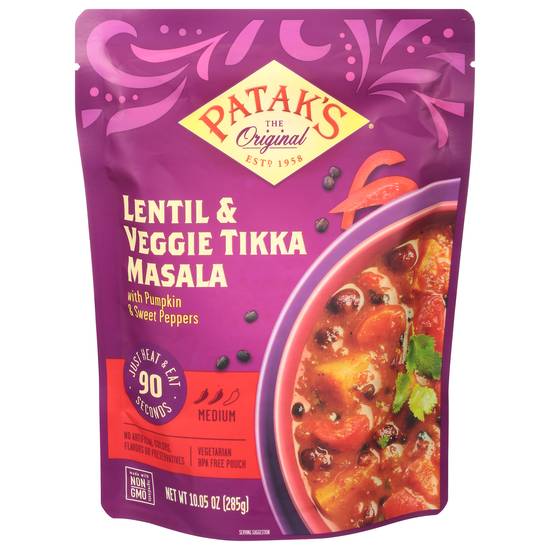 Patak's Original Medium Lentil & Veggie Tikka Masala
