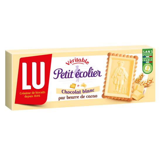 Lu - Petit écolier biscuits (chocolat blanc-beurre de cacao)