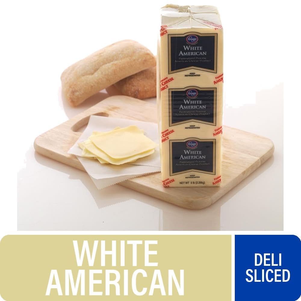 Kroger® Grab and Go White American Cheese Deli Sliced