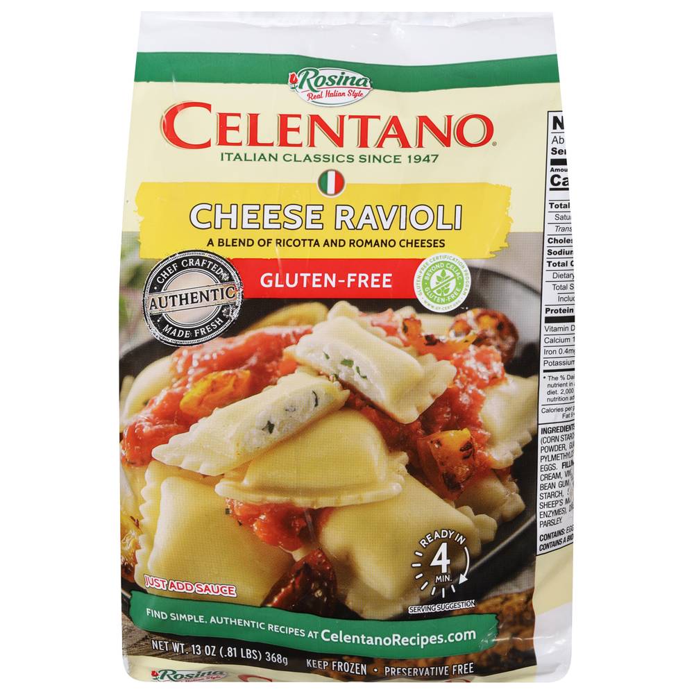 Rosina Celentano Cheese Ravioli Gluten-Free (13 oz)