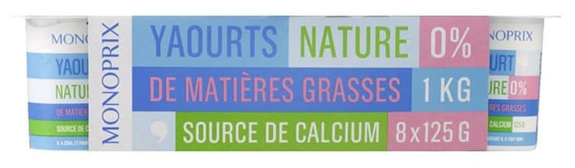 Monoprix - Yaourt nature (8)