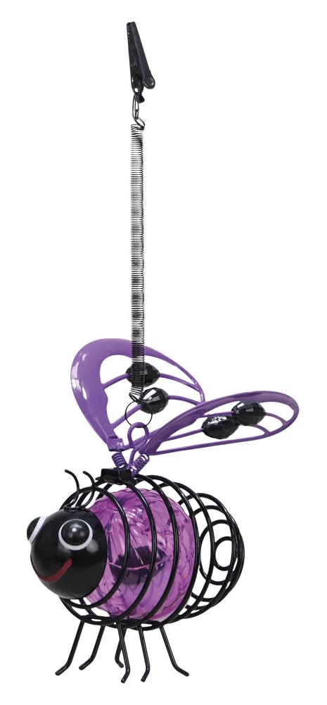 Belavi Purple Solar Hanging Bug