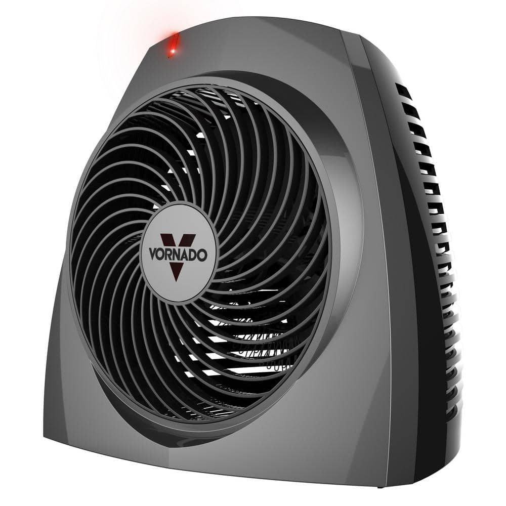 Vornado Vh200 1500-Watt Electric Portable Space Heater, Whole Room Vortex Heat Circulation, Charcoal