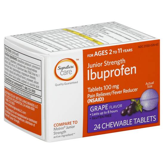 Signature Care Ibuprofen Junior Strength 100mg (24 tablets)