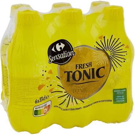 Carrefour Classic' - Soda fresh tonic (6 pièces, 330 ml)